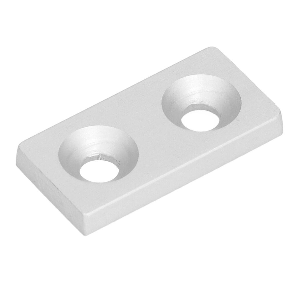 10Pcs Aluminum Alloy End Cover Double Holes Cover Plate for s Frame CNC Machines