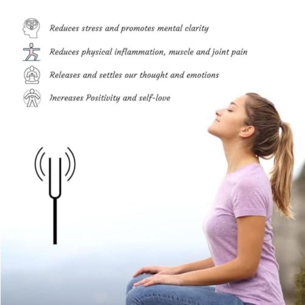 Ear Cleaning Tools Tuning Fork Set for Healing Chakra Sound Therapy Reliever Stress