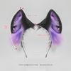 Plush Fox Ears Headband Cosplay Anime Costume Accessory Dark Space Theme Adult Hairband