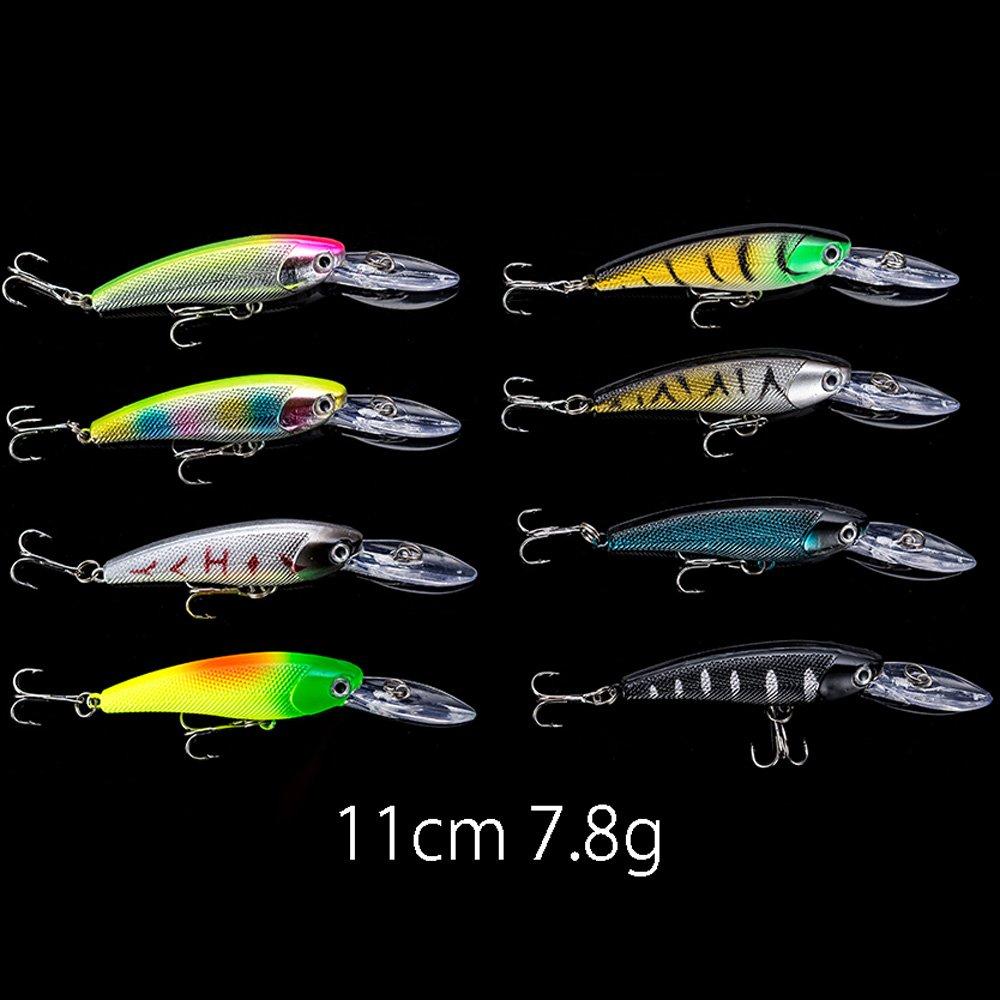 Набор приманок Zmart из 43 приманок Minnow 12 см 11 см 10 см 7 см. Жесткая приманка для ловли карпа нахлыстом. 6 моделей. Снасти 7,7 см.