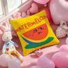 Cute anime fruit illustration Cushion Cover Pattern Printed Pillowcase for Living Room Sofa Cushion Cover & Bedroom Decor