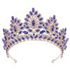 New Wedding Headwear Baroque Rhinestone Bridal Large Crown Wedding Hair Accessories Crown