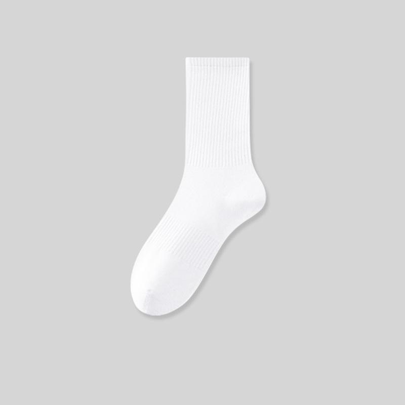 Мужские осенне-зимние толстые спортивные носки до колена из чистого хлопка с махровой подошвой