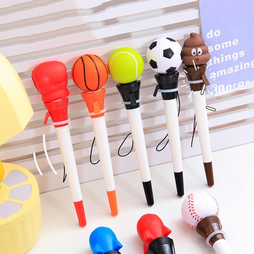 0,5 мм черные чернила письменные принадлежности креативные канцелярские принадлежности нейтральная ручка мультяшная ручка гелевые ручки отскакивающие ручки