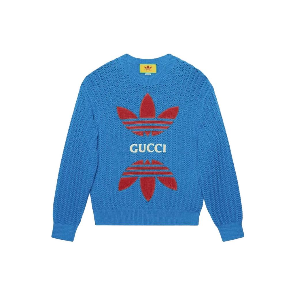 GUCCI x Adidas Originals Sweater Men's Blue 696247-XKCHD-4747