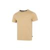 Letter Logo Print Casual Breathable Running Fitness Training Short Sleeve T-Shirt Men Tops Khaki 670932-78