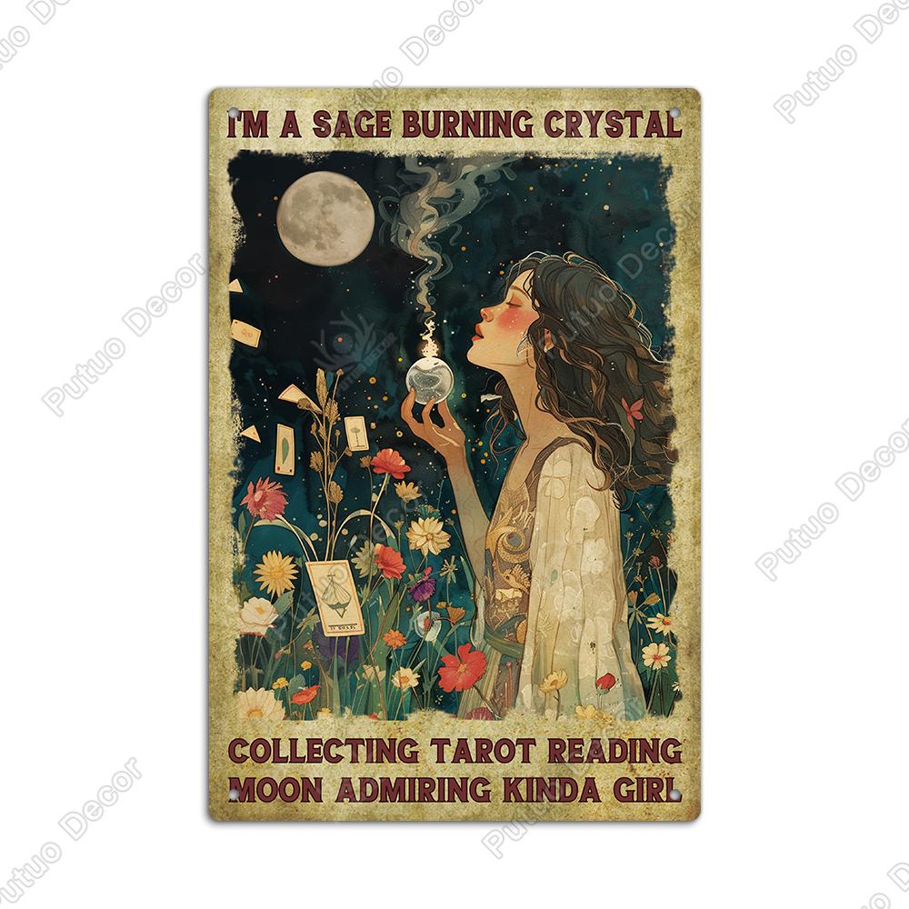 Decor 1pc Vintage Sign Funny Metal Sign, Suitable for Family, Theme Library Restaurant Decoration, Holidays, Halloween