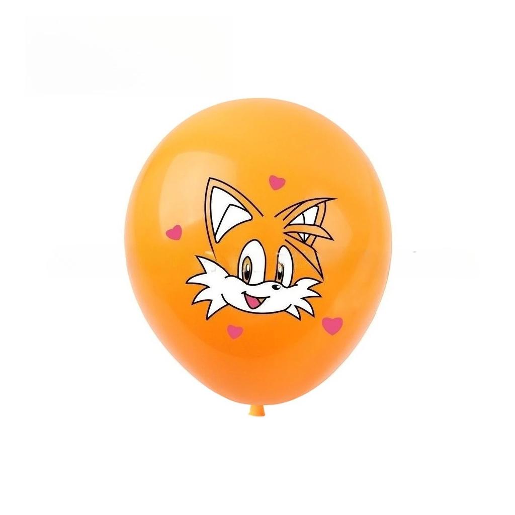 20Pcs The Hedgehog Birthday Balloons  Cartoon Latex Balloons For Kids Game Theme Party Decorations Birthday Party Supplies