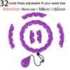 32/24/28 Section Adjustable Sport Hoops Abdominal Waist Exercise Detachable Hoola Massage Fitness Hoop Training Weight Loss