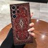 Ретро Этнический Узор Тотем Черный Мягкий Чехол для Телефона для Samsung Galaxy S21 FE S25 Edge S23 Ultra S24 Plus S20
