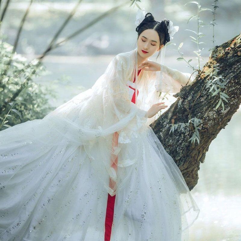 Chinese Tang Dynasty Style Hanfu Autumn And Winter Daily Women's Suit