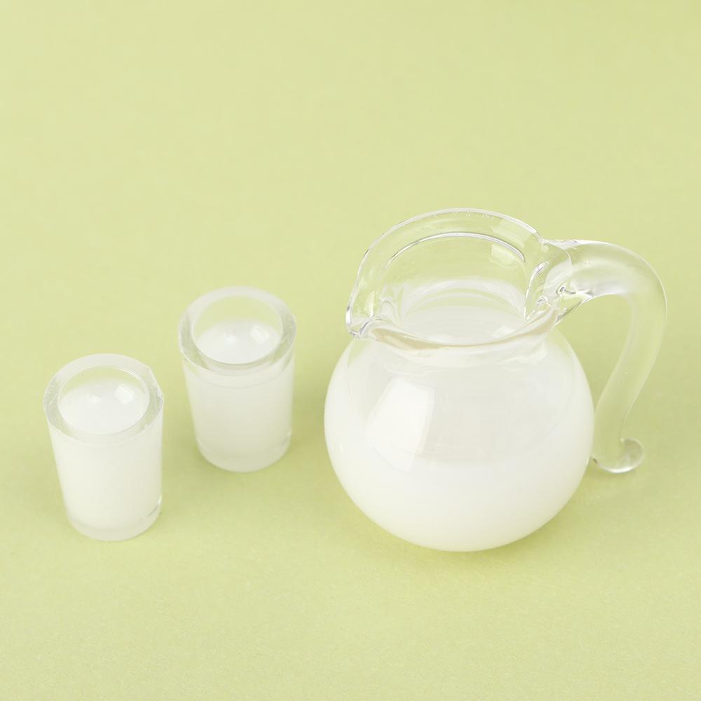 Lemon Water Orange Juice Coffee Milk Miniature Drinks Jug Cup Doll Accessories Drinking Model