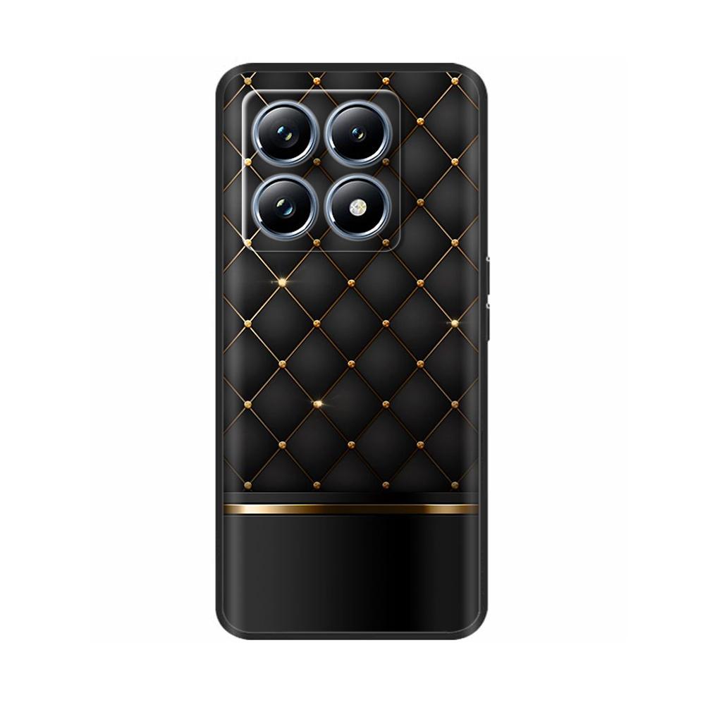 For Xiaomi 14T Pro Case Soft Silicone Black Bumper Coque Protective Back Cover For Xiaomi 14T Mi 14T Pro Shockproof Phone Cases