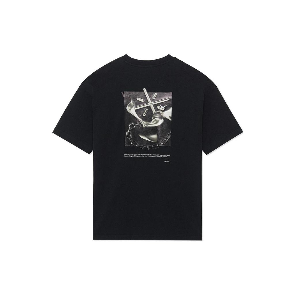 Футболка Li Ning Wade Essence Унисекс Черная AHSS649-1