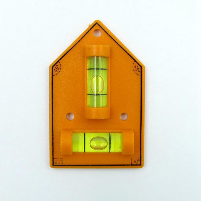 Двухсторонний мини-инструмент для измерения пузырьков спиртового уровня T-типа 1 шт.