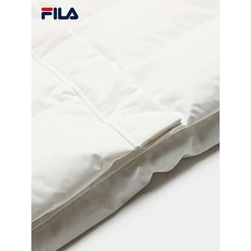 Fila Женская повседневная свободная длинная пуховая куртка с капюшоном 2025 Зима