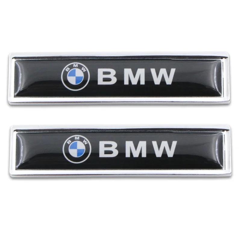 2 шт. Для Bmw x1 x3 x5 x6 z4 f10 f20 f30 e36 e39 e46 e60 e90 Наклейка на кузов автомобиля Металлическая Декоративная маркировка автомобиля Автоаксессуары