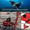 High Visible Inflatable Diving Buoy Float Signal Tube Scubas Diving Surfaces Marker Buoy for Scubas Diving Snorkeling