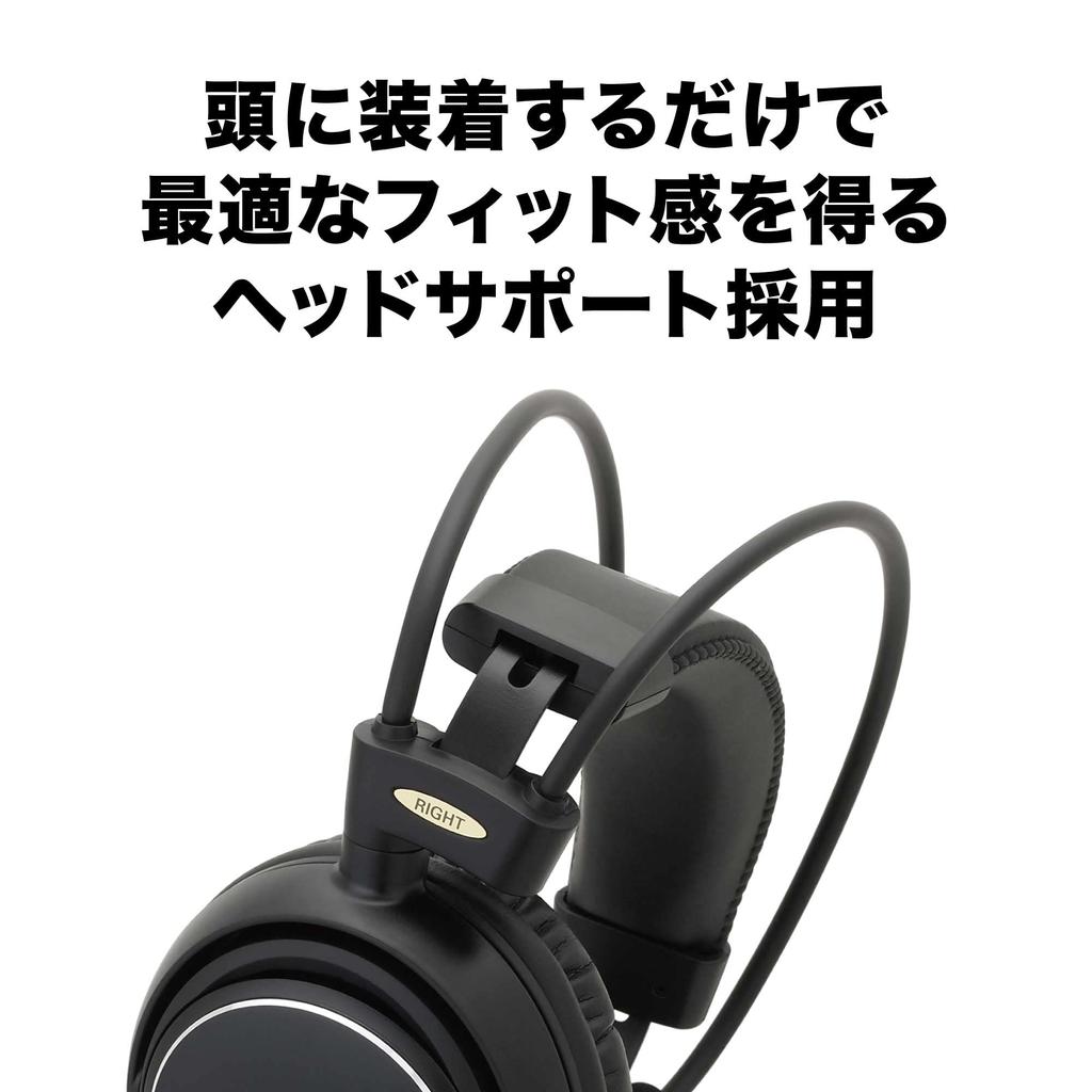 Проводной кабель для наушников Mini Connection Black Audio-Technica ATH-AVC500 3 м/6,3 мм Standard/3,5 мм