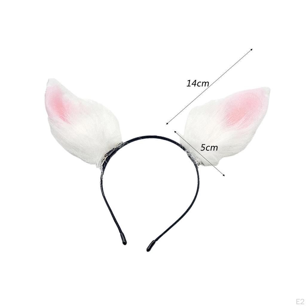 Ear Hair Clip Animal Ears Barrettes, Bunny Pin Accessories for Birthday