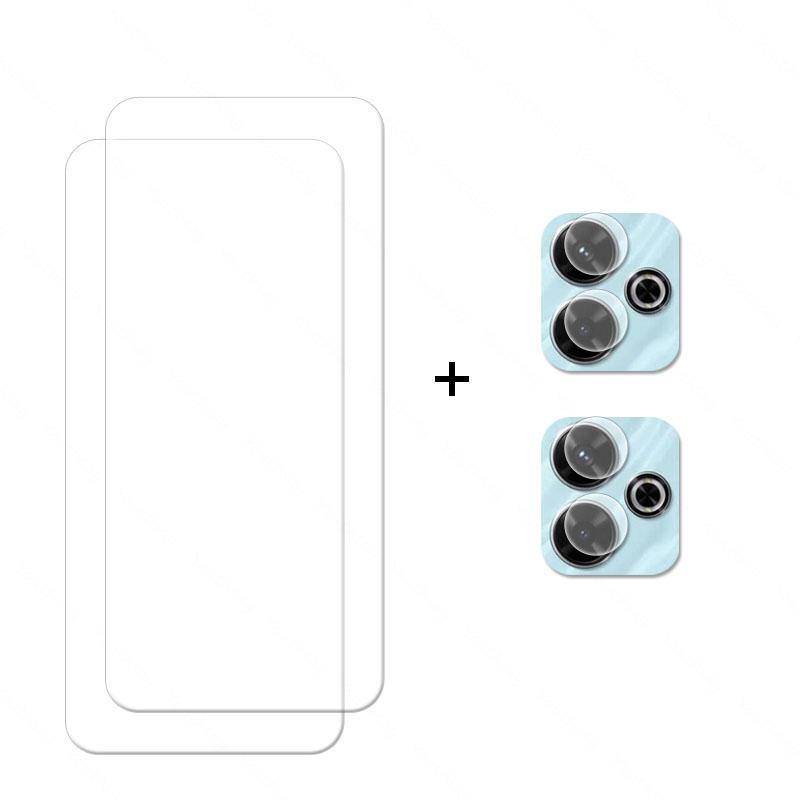 Для Xiaomi Redmi 13 Стекло Redmi 13 Закаленное Стекло Защитная Пленка для Экрана Телефона Закаленная Пленка 9D Пленка для Камеры Стекло Xiaomi Redmi 13