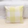 Sofa Pillow Plaid Nordic Office Pillow Bed Backrest Car Waist Pillow Cover