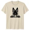 German Shepherd Dog Paws Dogs Animals Mens T-Shirt Womens Tee Graphic Unisex Top