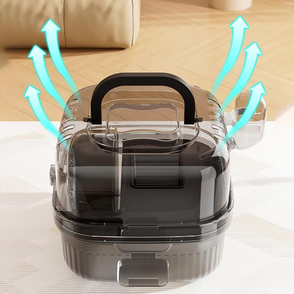 Прозрачная клетка-переноска с большой откидной крышкой, клетка для шиншилл, новая клетка для хомяков, хомячков