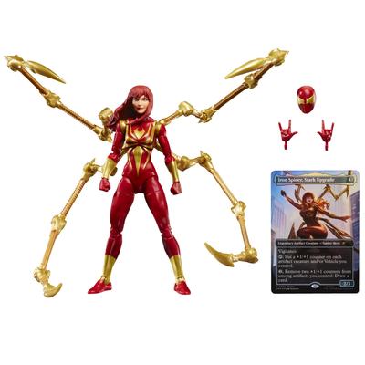 Hasbro Marvel Legends Series Мэри Джейн Уотсон 15 см Экшн Ограниченный выпуск Фольгированная Коллекционная карточная игра Торговая карта Аутентичная "Magic Gathering"