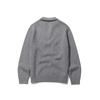 LEDEPT Cashmere Blending Hacci Button Collar Knit [Gray]