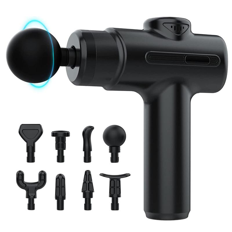 Portable Fascia Gun Deep Tissue Massager for Athletes Muscle Pain Relief Percussion Massage Gun for Back Body