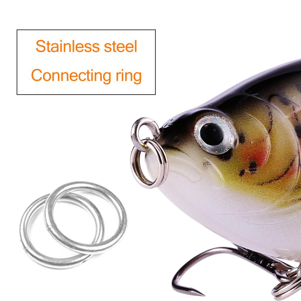 Fishing Lure Artificial ABS Plastic Life-like Swim Baits Crankbaits Hooks Lure for Bass Carp Fishing