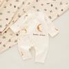 Nordic Moon Cotton Newborn Romper & Hat Set
