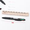 2/5/8pcs 0.7mm Smooth Stationery Plastic Multicolor Ballpoint Pen Gel Pen Writing Tool 4 in 1