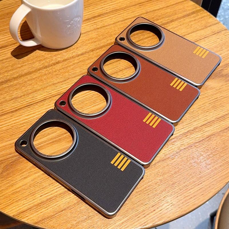 Винтажный чехол из кожи с серыми краями для линз, приподнятый защитный чехол для линз для OPPO Find X8 Ultra X8s Plus X8 Pro, защитная крышка