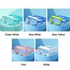 Kids Big Frame Swimming Goggles with Earplugs Boys Girls Waterproof Anti-fog Swimming Eye Protection Glasses Pool Beach Goggles