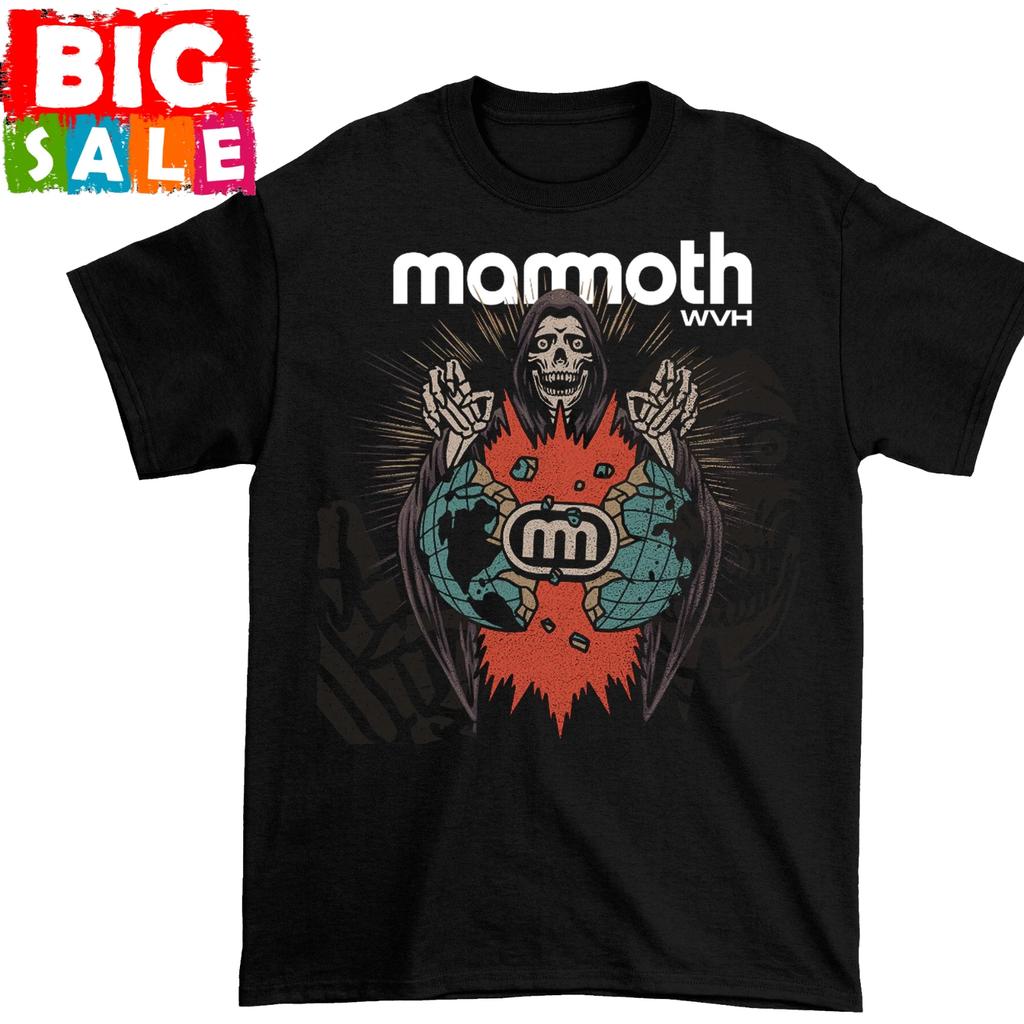 Mammoth Mammoth Tour All Size Short Sleeve White Cotton T-Shirt Vintage KK075
