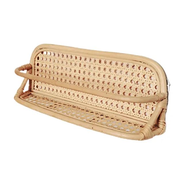 Настенная вешалка из ротанга, ящик для хранения детской одежды, вешалка для пальто, украшение комнаты, предметы первой необходимости для дома, защищающие от краж