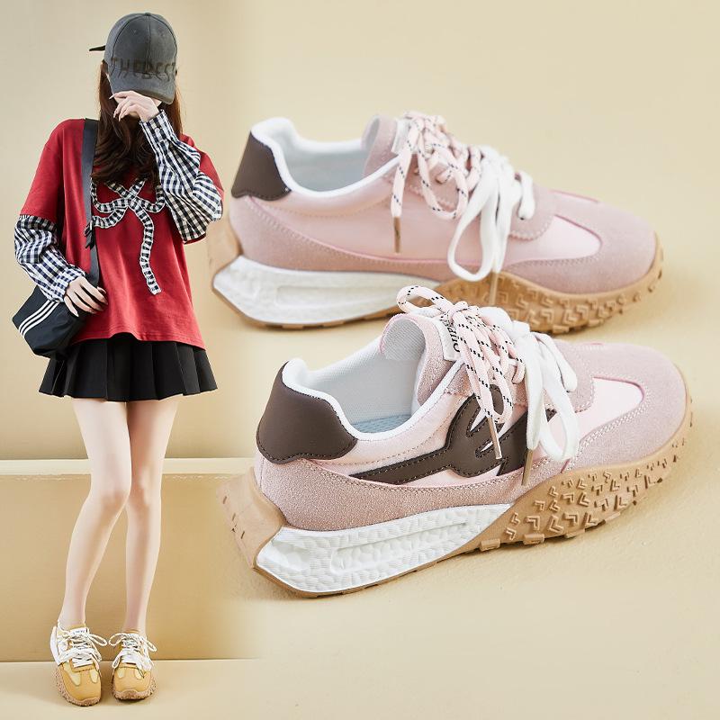New Forrest Gump Shoes for Women's Spring Student Running Sports Thick-soled Casual Shoes for Heightening
