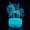 Unicorn Night Light For Children, Illuminated, Horse, Desk Lamp + Remote Control