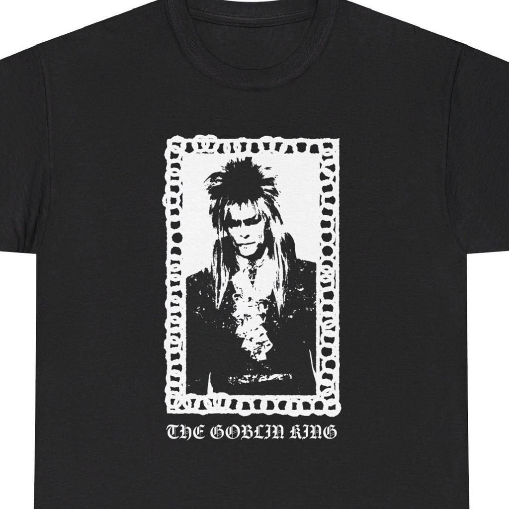 The Goblin King | Heavy Metal Inspired Movie Graphic T Shirt | Puppet 80s Cult Classic Gift Short Sleeve Tee