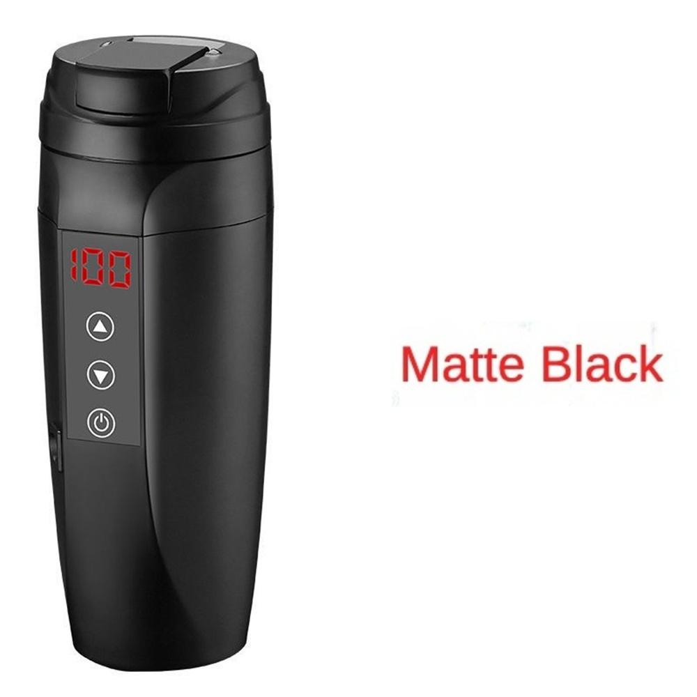 12 В 24 В автомобильный подогрев чашки электрический чайник из нержавеющей стали умный контроль температуры сенсорный ЖК-дисплей дорожная кружка для кофе теплее