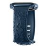 Силиконовый ремешок для Apple Watch 10 Ремешок 46мм 44мм 41мм 40мм 45мм 49мм Браслет с цветочным тиснением Correa Series 8 9 7 SE 4 5 Ultra 2