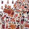 Наклейки Slam Dunk: 60 водостойких аниме-аватаров для ноутбуков и iPad