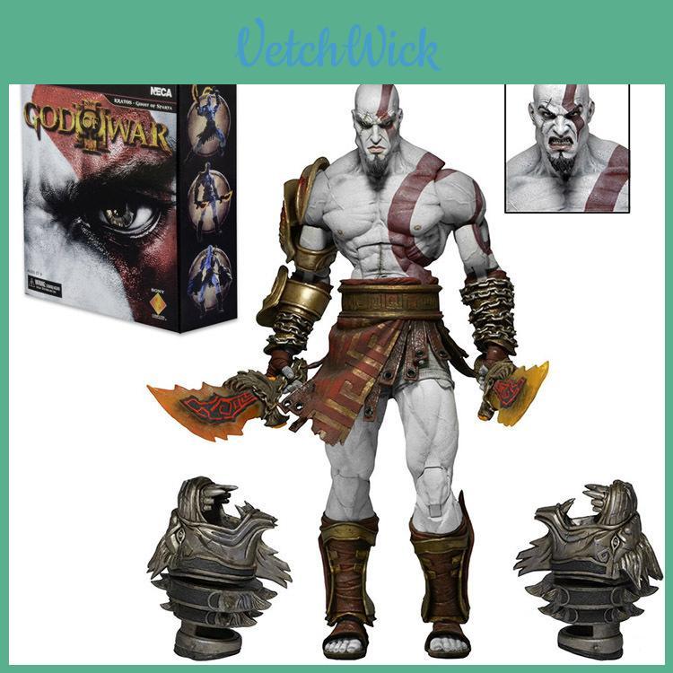 Neca God Of War 3 Кратос Экшн-фигурка 7 дюймов Высокодетализированная ПВХ Коллекционная модель