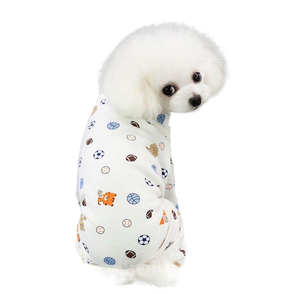Comfortable Dog Jumpsuit Soft Pet Bodysuit Clothes Pet Apparel Puppy Rompers  Spring