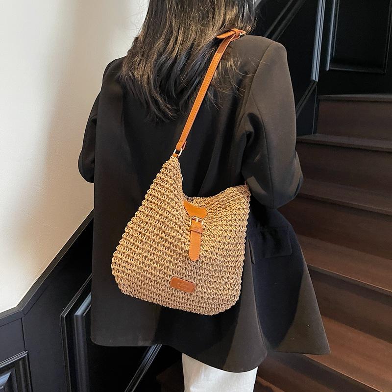 Повседневная сумка-мессенджер Женская большой вместимости Пляжная сумка для отпуска на море Сумка на плечо