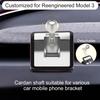 Car Phone Holder For Tesla Model3 Highland Model Y 2019-2025 Car Mount Adjustable Magnetic Car Phone Support Frame Accessories