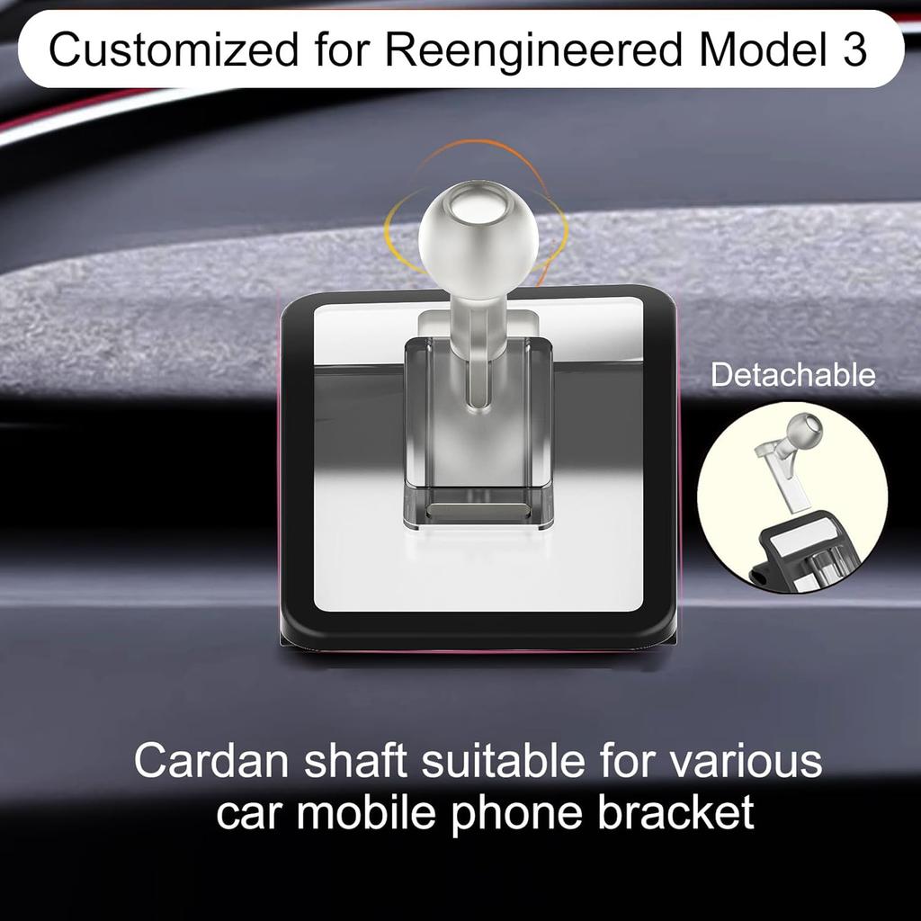 Car Phone Holder For Tesla Model3 Highland Model Y 2019-2025 Car Mount Adjustable Magnetic Car Phone Support Frame Accessories