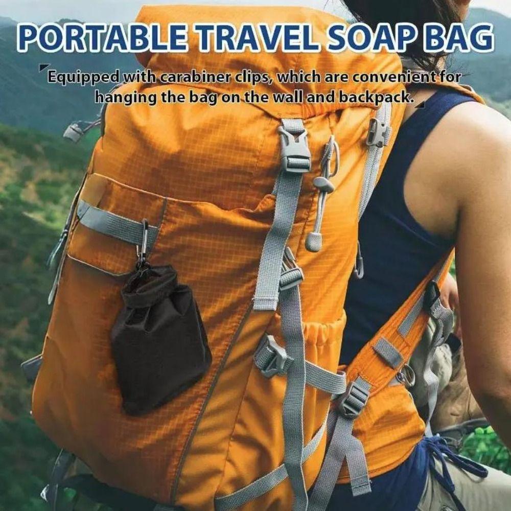Leak-Proof Sealed Soap Holder Portable Travel Soap Bar Bag Multi-Functional Soap Bar Case  Outdoor